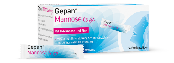 Gepan® Mannose to go Packshot von Pohl-Boskamp